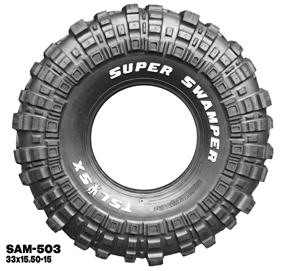 INTERCO Super Swamper TSL SX スワンパー 35X15.50-15LT 15インチ 4本　(VVT477)クレジットカード QRコード決済可能 Interco Super Swamper TSL SX LT 31X13.50-15 C (6 Ply)